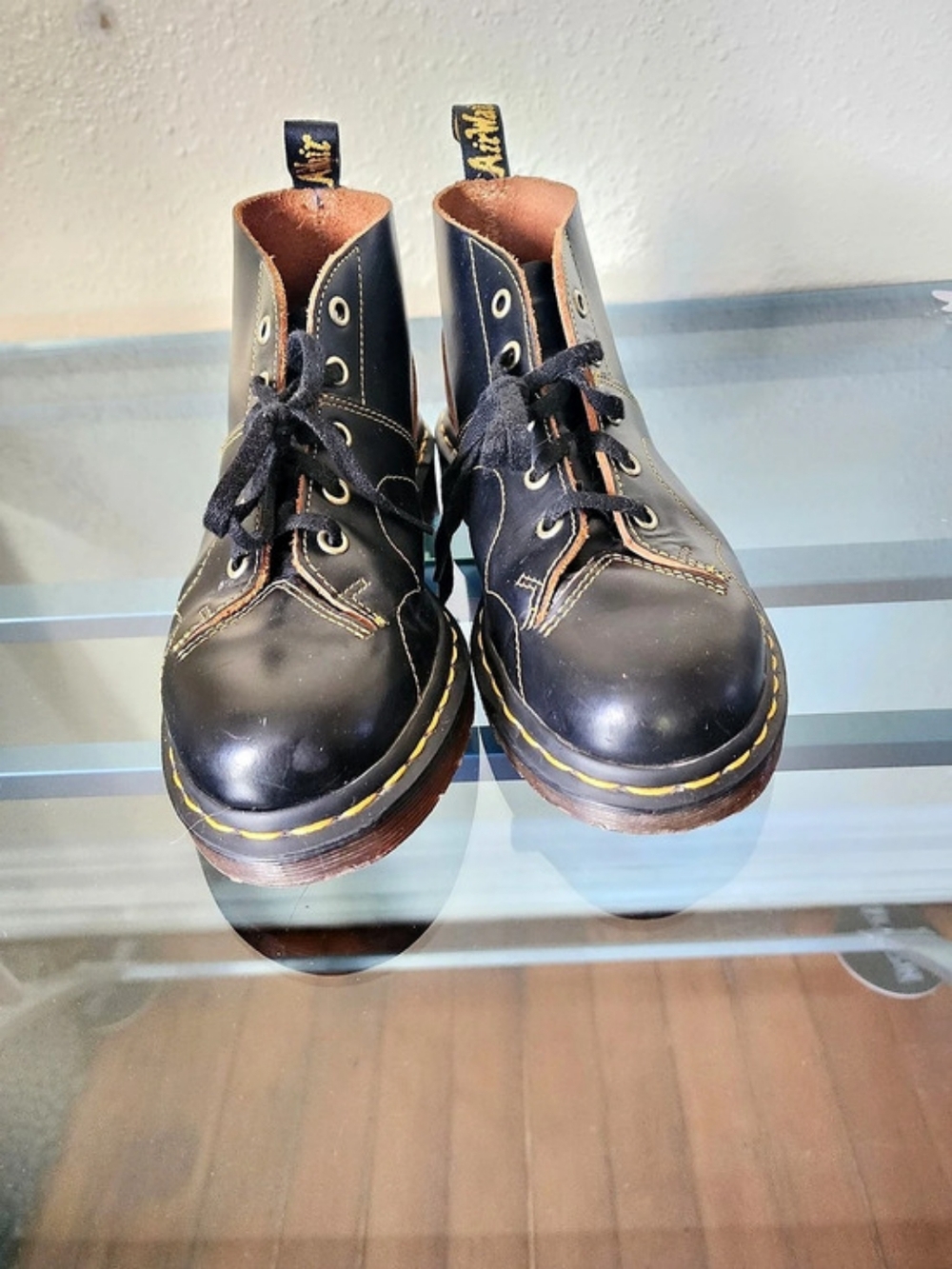 Dr. Martens Church Vintage Smooth Monkey Boots Black